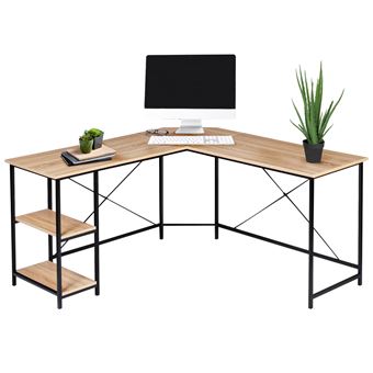Bureau d'angle en forme de L DETROIT design industriel - 1