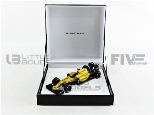 Voiture Miniature de Collection SPARK 1-43 - RENAULT F1 RS 16 - F1 2016 - Yellow - 7711782397 / 684884