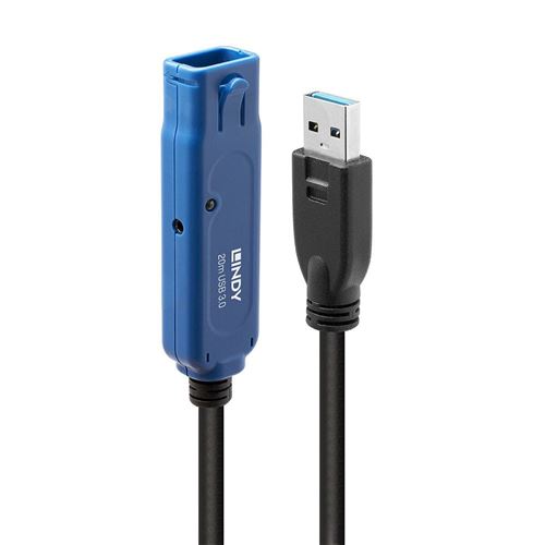 Lindy Noir Câble Usb 3.0 - 20 M - Image 2
