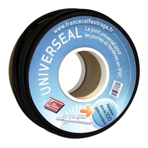 Joint universel + rainure 6m ELTON Noir - 8000011