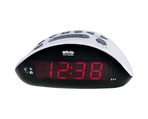 Silva Schneider UR 1190 Radio-réveil FM noir, gris