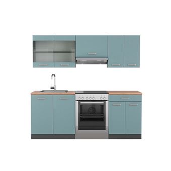Vicco Cuisine R-Line, Chêne doré/anthracite, 200cm , PT Anthracite