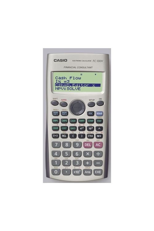Calculatrice Casio FC100V Gris
