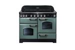 PIANO DE CUISSON CLASSIC DELUXE TAB IND 110 CM VERT MINERAL MAT CHROME