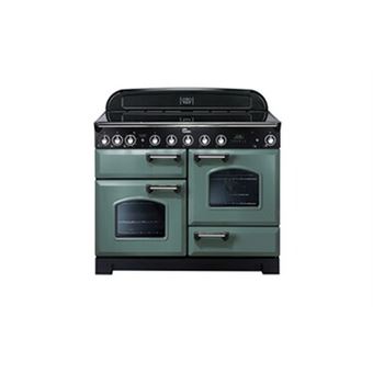 PIANO DE CUISSON CLASSIC DELUXE TAB IND 110 CM VERT MINERAL MAT CHROME