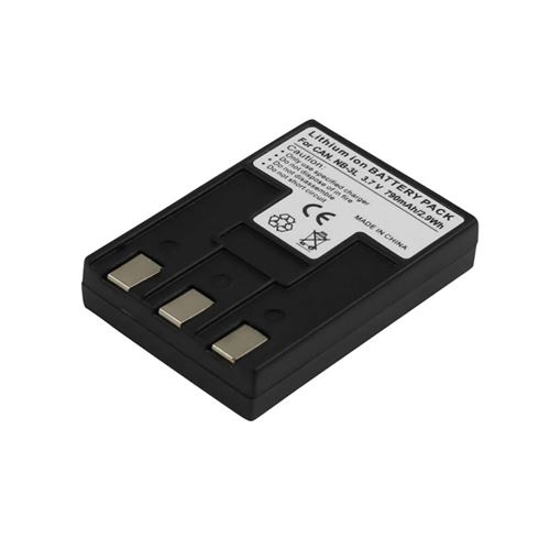 AVIZAR Batterie Li-ion 3.7V pour Appareil Photo Canon Digital 790mAh Compatible NB-3L Noir