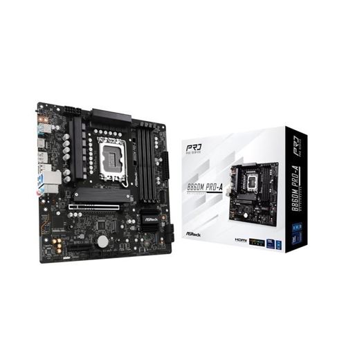 ASROCK  B860M Pro-A Intel B860 LGA 1851 (Socket V1) micro ATX - Neuf