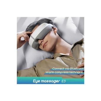Masseur oculaire intelligent blanc shiatsu vibration 5 modes ems avec bluetooth pour les yeux - 1
