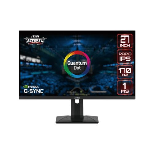 Écran PC G274QPF-QD 9S6-3CC29H-025 27 QLED WQHD 170Hz G-Sync DisplayHDR 400 VGA HDMI Noir