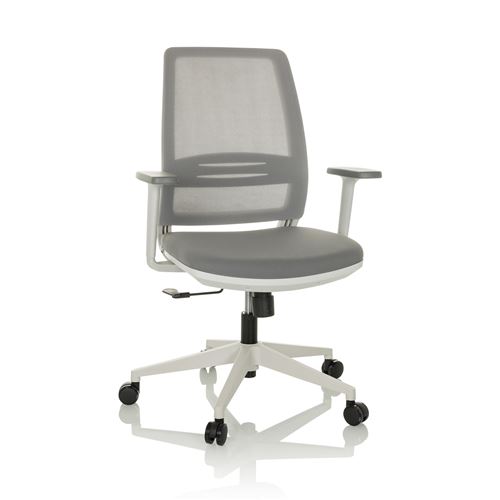 hjh OFFICE Home Office Bürostuhl PROFONDO ECO W Stoff / Netzstoff mit Armlehnen