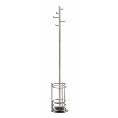 Paris Prix - Porte-manteaux Design lino 180cm Argent