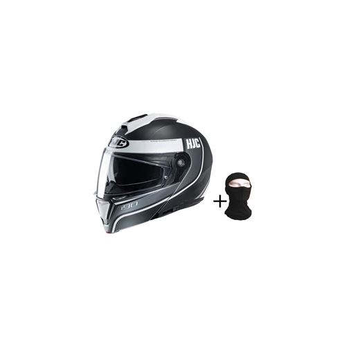 SHARK Casque HJC modulable i90 Davan - Noir blanc