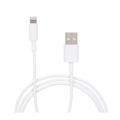 CONTINENTAL EDISON Cable Chargeur Lightning Certifie par Apple Made For Iphone - 2 m - Blanc