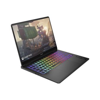 OMEN Transcend by HP Laptop 14-fb0700nz - Intel Core Ultra 7 - 155H / jusqu'à 4.8 GHz - Win 11 Home - GF RTX 4050 - 16 Go RAM - 1 To SSD NVMe, TLC, Performance - 14" OLED 2880 x 1800 (2.8K) @ 120 Hz - Wi-Fi 7, Bluetooth - aluminium noir ombre - clavier :