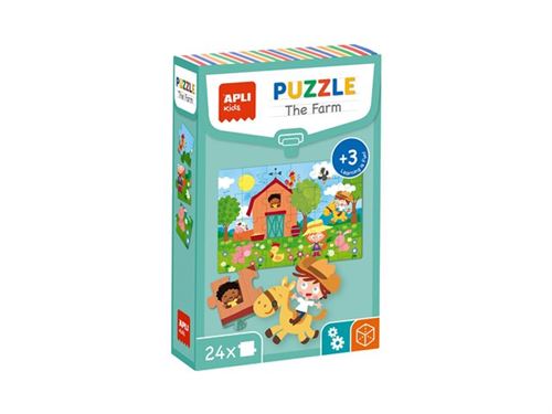 APLI kids - Le puzzle de la ferme - puzzle - 24 pièces