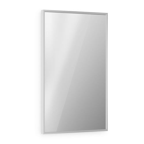 Radiateur Infrarouge - Klarstein La Palma 1000 - Miroir Chauffant - 120X60Cm - 1000W - Connecté - Argent