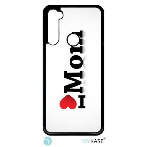 Coque My-Kase pour Note 8t - i love you mom - Plastique Noir