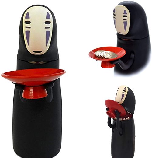 Tirelire No Face Man tirelire electronique Spirited Away tirelire enfant FONGWAN USB Cadeau rechargeable pour les enfants