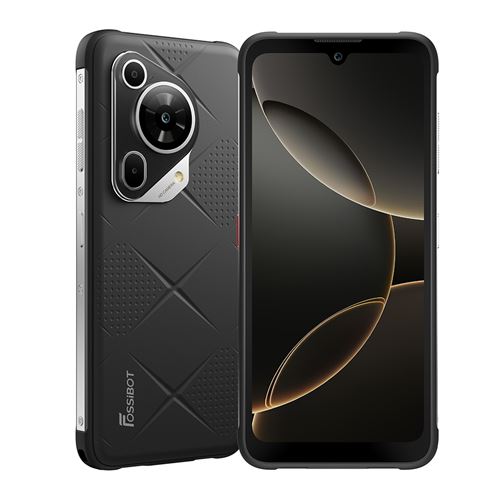 Fossibot F112 Pro Téléphone Portable 6.88 , 7150mAh, 24(8+16)Go+256Go, 50MP+16MP,Empreinte digitale,NFC,Dual SIM 5G smartphone-324g-Noir