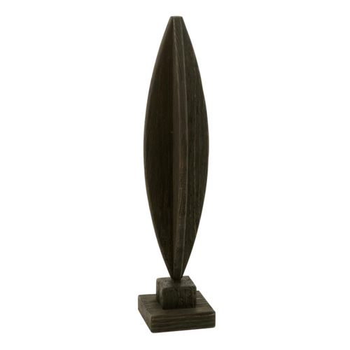 GENERIQUE - Objet de décoration sur pied Luke - 70cm - Noir - Image 2