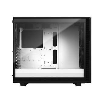 Fractal Design Define 7 - Tempered Glass Edition - tour - ATX étendu - panneau latéral fenêtré (verre trempé) - pas d'alimentation (ATX) - noir, blanc - USB/Audio - 1