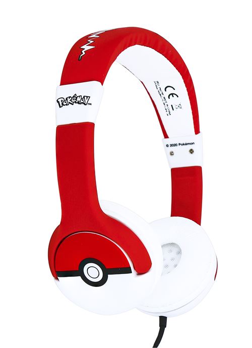 OTL Pokemon Pokéball - Écouteurs - sur-oreille - filaire - jack 3,5mm