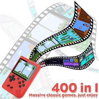 Console de Jeu Portable,Console de Jeu vidéo Portable pour Enfants, écran Couleur Amusant de 3 Pouces, Console de Jeu rétro avec Batterie Rechargeable 1020 mAh, Prise en Charge(Rouge), jeux de po Console de Jeu Portable,Console de Jeu vidéo Portable pour Enfants, écran Couleur Amusant de 3 Pouces, Console de Jeu rétro avec Batterie Rechargeable 1020 mAh, Prise en Charge(Rouge), jeux de po