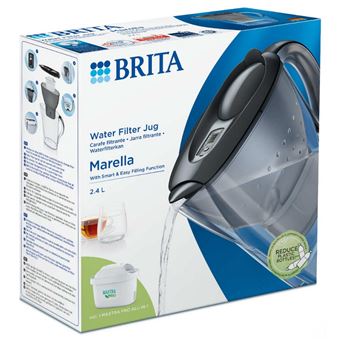 CARAFE FILTRANTE MARELLA GRAPHITE 1 FILTRE A EAU MAXTRA PRO - ALL-IN-1