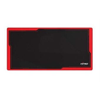 Nitro Concepts Deskmat DM16 - Noir / Rouge - Tapis de souris Gamer - Top  Achat