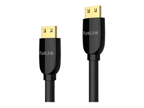 PureLink ProSpeed - Câble HDMI avec Ethernet - HDMI mâle pour HDMI mâle - 1.8 m - câble à quartes blindé - noir - support 4K