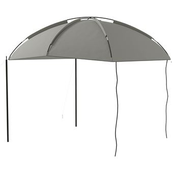 Abri Dôme De Camping 150D – Tente Auvent Barbecue Plage – 8+ Personnes – Noir