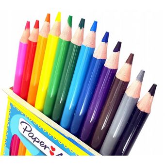 12 crayons de couleur - Pointe moyenne - Assortiment - Faber-Castell - Commandez en ligne