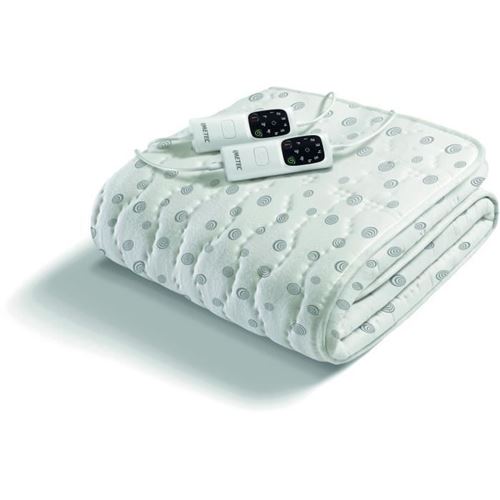 Surmatelas Chauffant - Imetec - 1 Place Adapto, 150X137Cm - 6 Températures - 100% Cotonc Hauffage Rapide - Température Constante