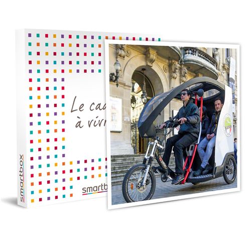 SMARTBOX - Coffret Cadeau Visite insolite et gourmande de Lyon durant 2h à bord de vélos taxi en famille-Sport & Aventure