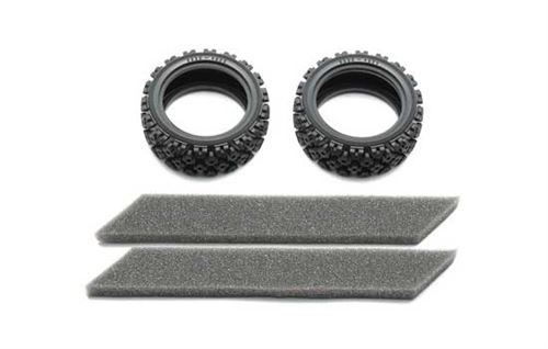 Pneus Rally Block Soft - Tamiya