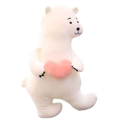 Peluche géant en peluche animaux ours polaire jouets en peluche oreiller 24 pouces Pealer6743