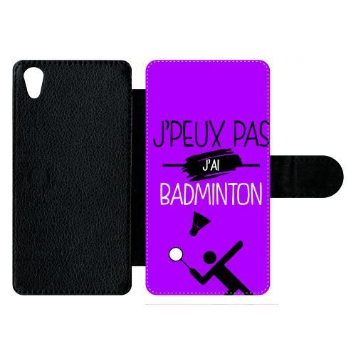 Etui sony xperia z5 j peux pas j ai badminton 7