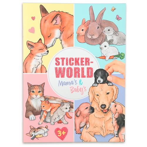 Stickerbook : Bébés Animaux et Leurs Parents