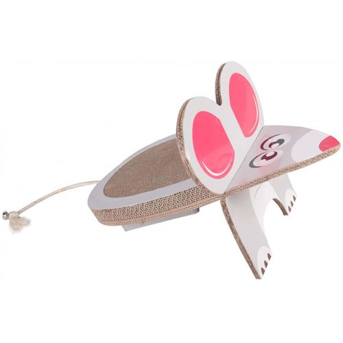 Grattoir pour Chat forme Souris 45 x 29 x 29 cm