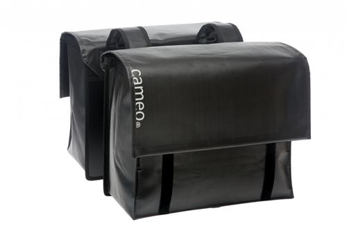 New Looxs Cameo dubbele fietstas bisonyl 46 L zwart RT1430