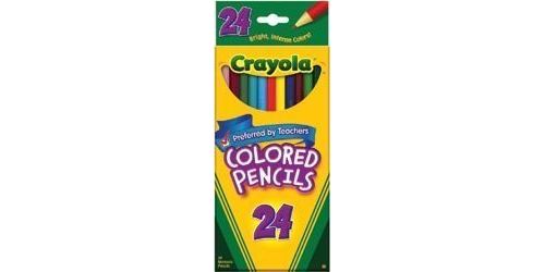 Achetez en gros des crayons de couleur Crayola 24Pkg longs 68-4024 (paquet de 3)