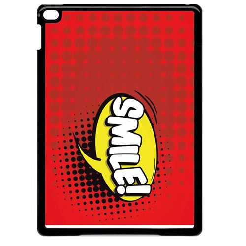 Coque Apple Ipad Air 2 Smile Fond Rouge