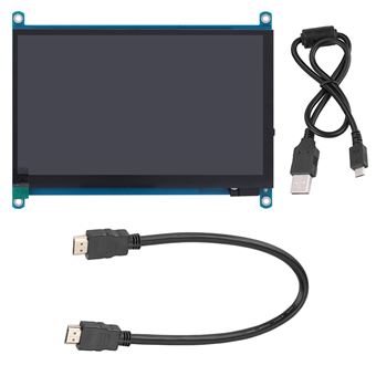 15€13 sur LCD HDMI 7 pouces (H) 1024 * 600 IPS Capacitif avec Sortie  Tactile Ecran Tactile pour Raspberry Pi - Adaptateur et convertisseur -  Achat & prix