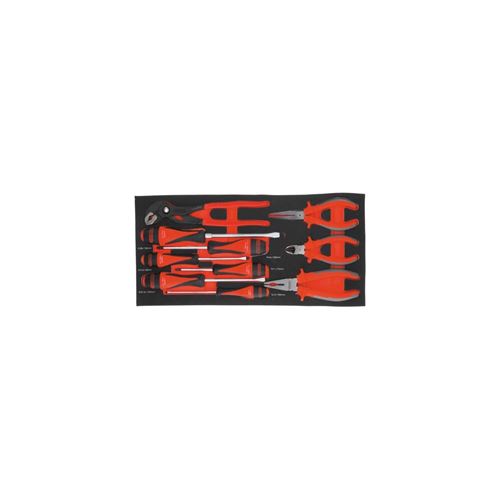 Coffre a outils ULTIMATE équipé - 3 tiroirs et plateau - 114 pcs - K
