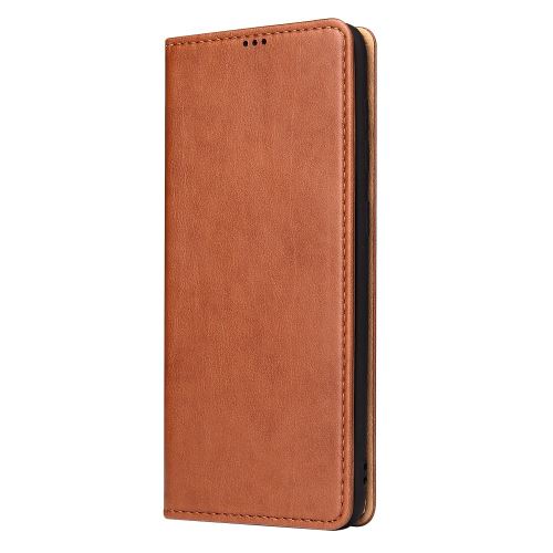 Etui en PU + TPU avec support marron pour votre Samsung Galaxy A20/A30