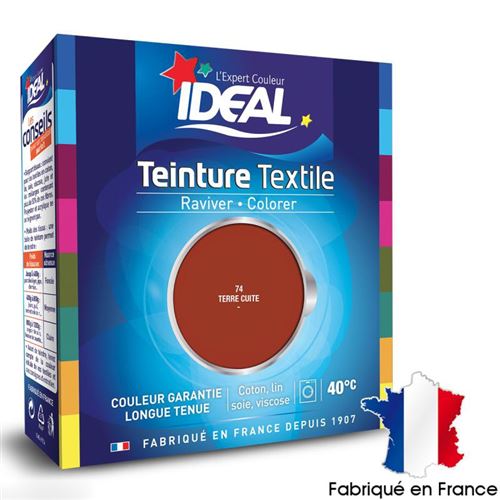 Teinture Tissu Idéal liquide terre cuite 74 maxi