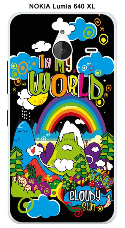Coque Nokia Lumia 640 XL design my-world