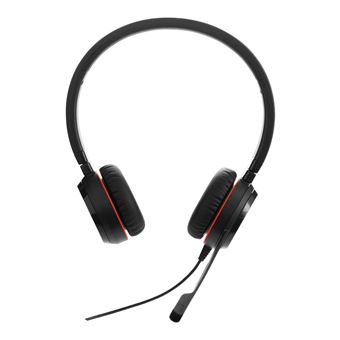 Jabra Evolve 20SE MS stereo - Special Edition - micro-casque - sur-oreille - filaire - USB-C - isolation acoustique - Certifié pour Skype for Business - 1