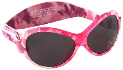 Banz lunettes de soleil junior 2-5 ans rétro motif rose