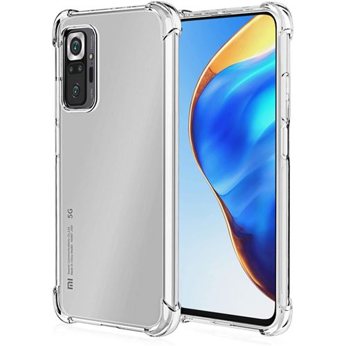 Coque pour Xiaomi Redmi Note 10 PRO 4G Souple Transparente flexible Bumper en Gel TPU Silicone avec bords renforcés XEPTIO